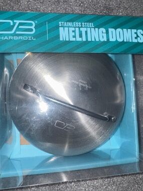 Char-Broil Stainless Steel Melting Dome * Set Includes 2 * Brand New In The Box